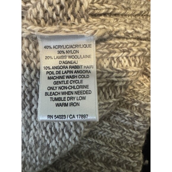 Old Navy Vintage Lamb’s Wool Angora Grandpa Boyfriend Sweater Cardigan XS Rare - Picture 8 of 9